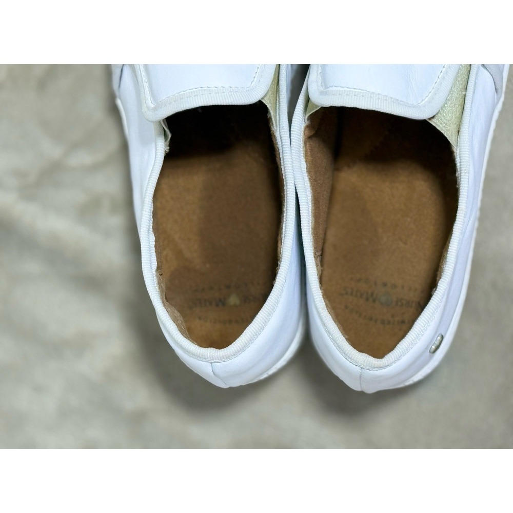 Nurse Mates Limited Edition Adela Slip-On Shoes White Women's 10M Hospital PRN - Picture 8 of 13